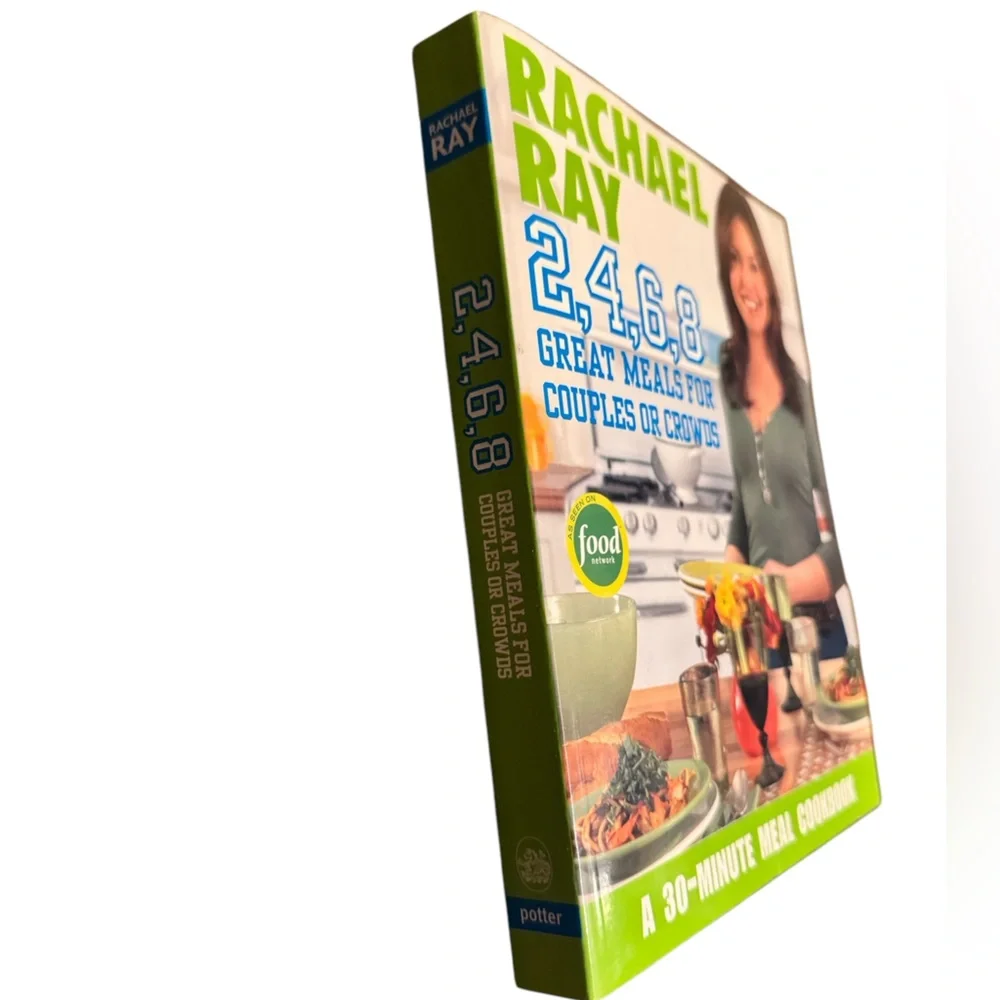 🔵 3 /$15 - Rachael Ray 2, 4 6, 8 Great Meals for Couples or Crowds Cookbook